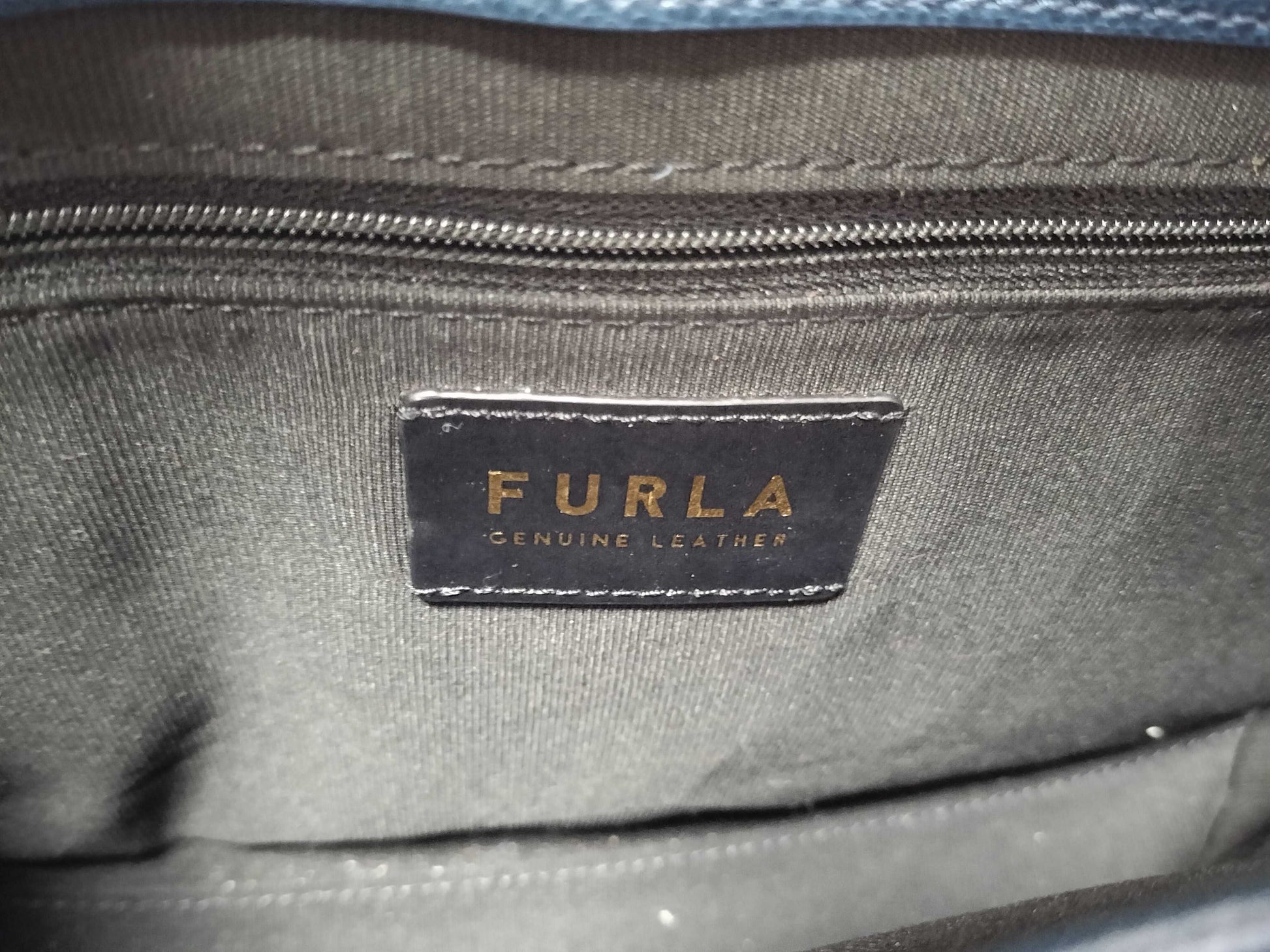 FURLA 2WAY/Blue Handbag
