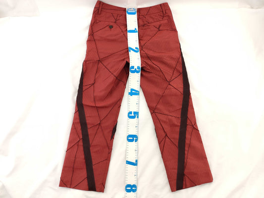 ISSEY MIYAKE Women's Bottoms Red Pants
