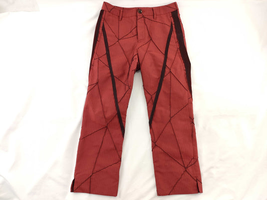 ISSEY MIYAKE Women's Bottoms Red Pants
