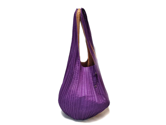 ISSEY MIYAKE Pleats Please Purple Bag
