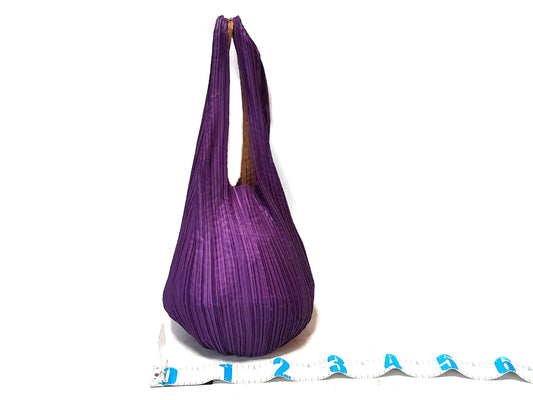 ISSEY MIYAKE Pleats Please Purple Bag