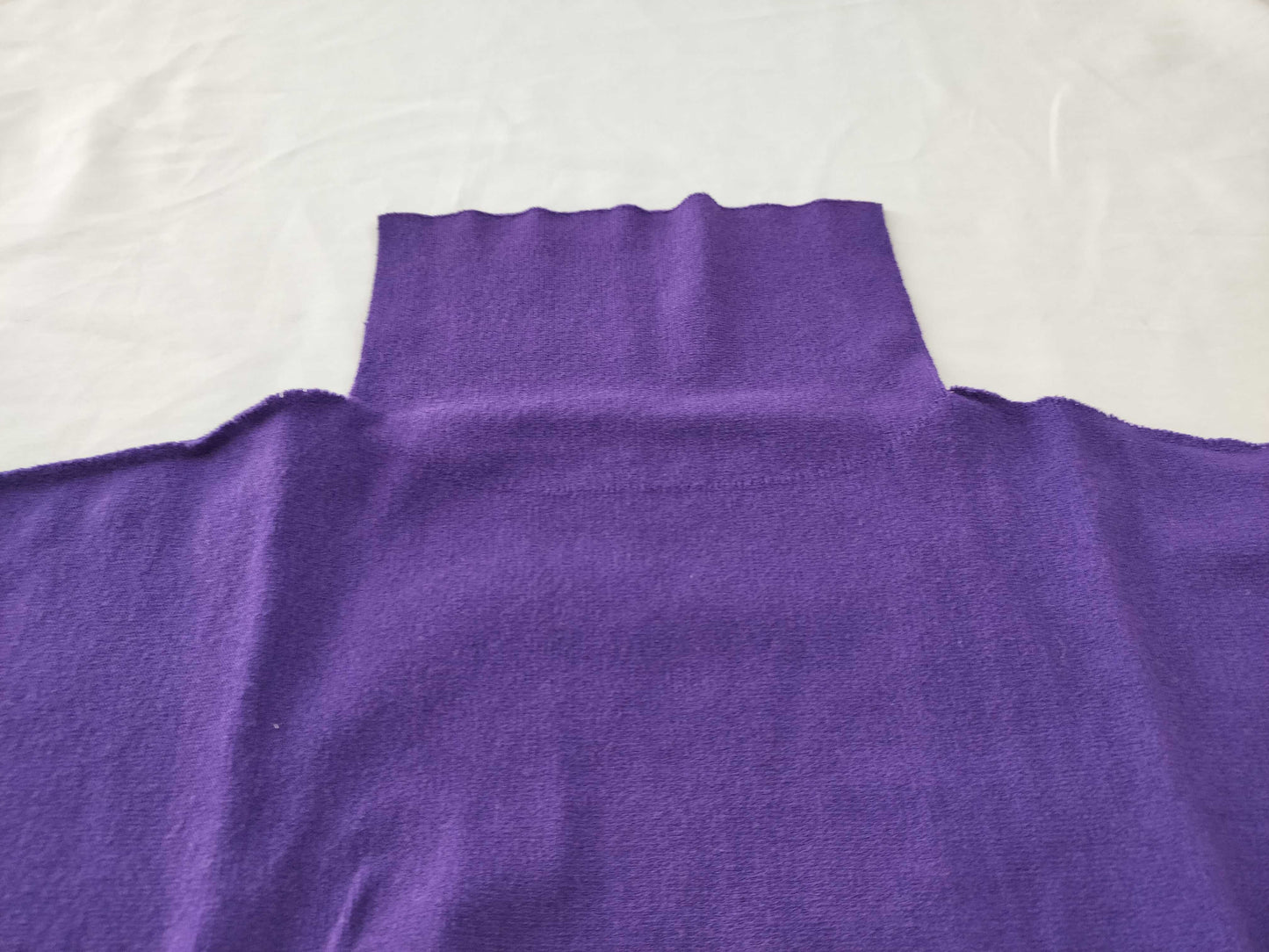 ISSEY MIYAKE Women's Tops Purple Turtleneck T-Shirt