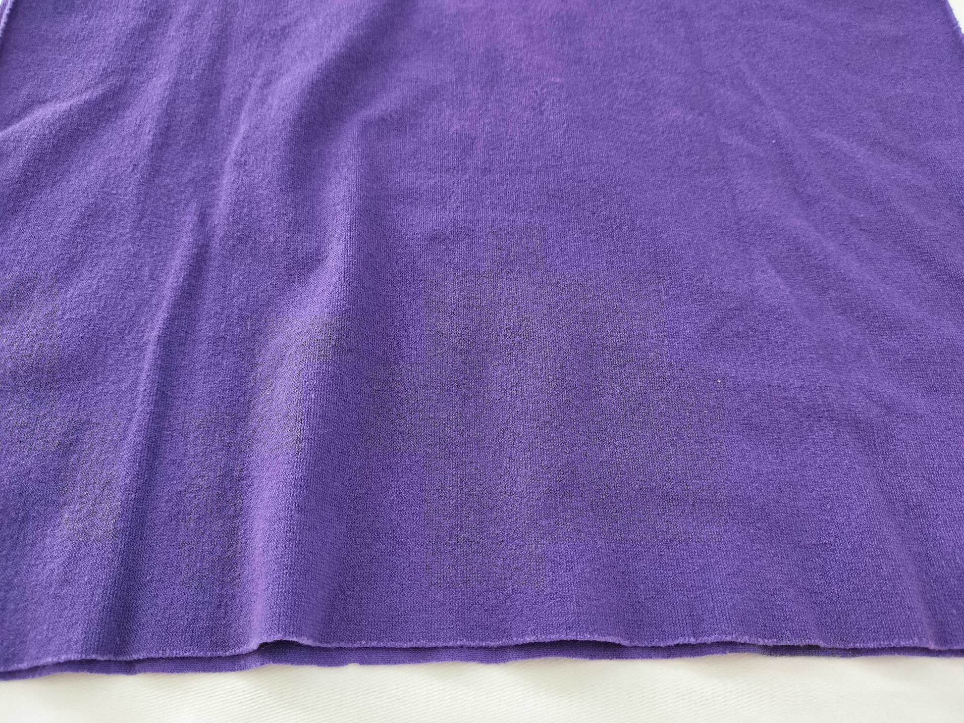 ISSEY MIYAKE Women's Tops Purple Turtleneck T-Shirt