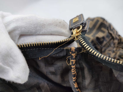 FENDI Zucca Boston Bag