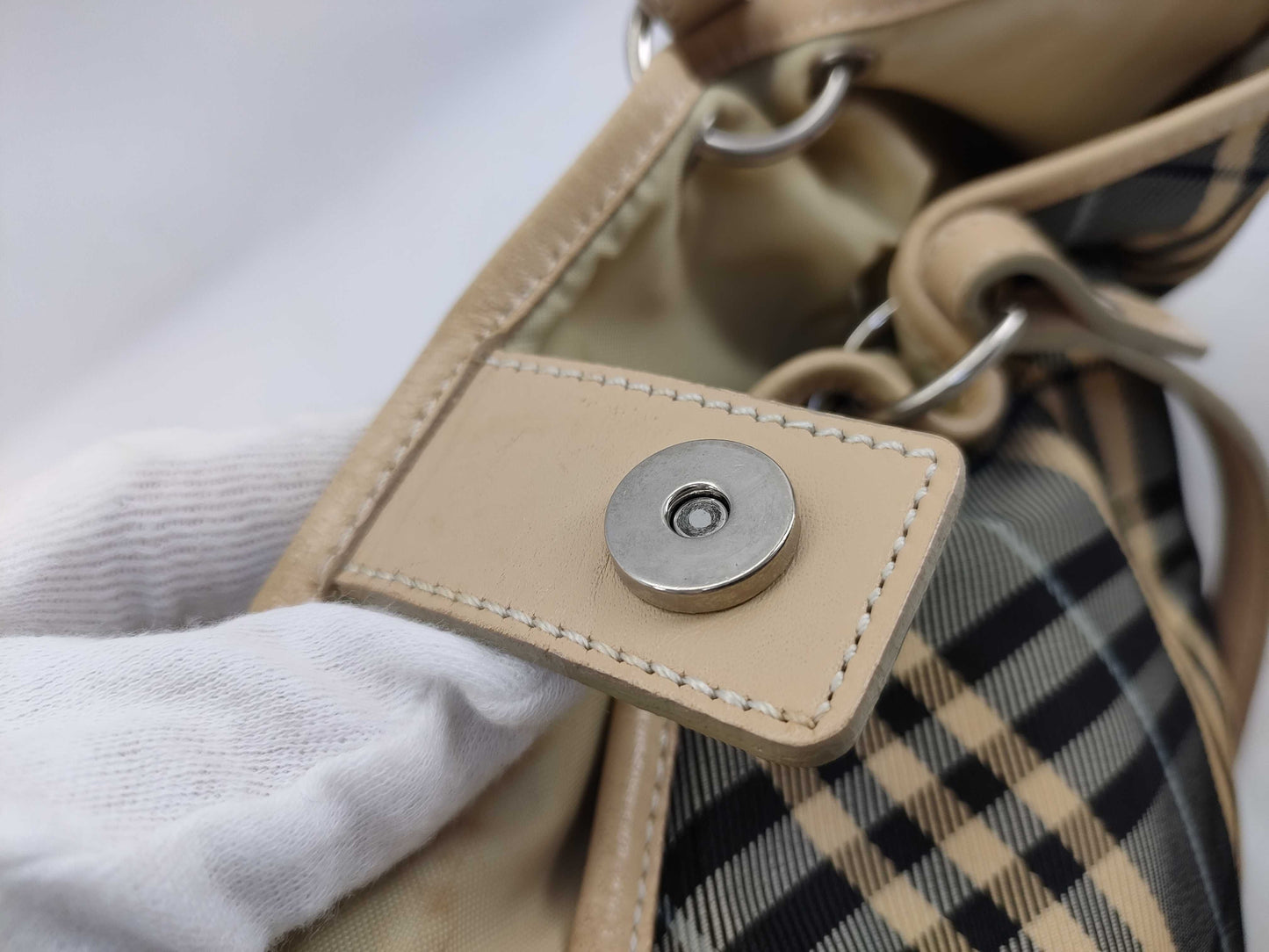 BURBERRY Blue Label Nova Check Tote Bag