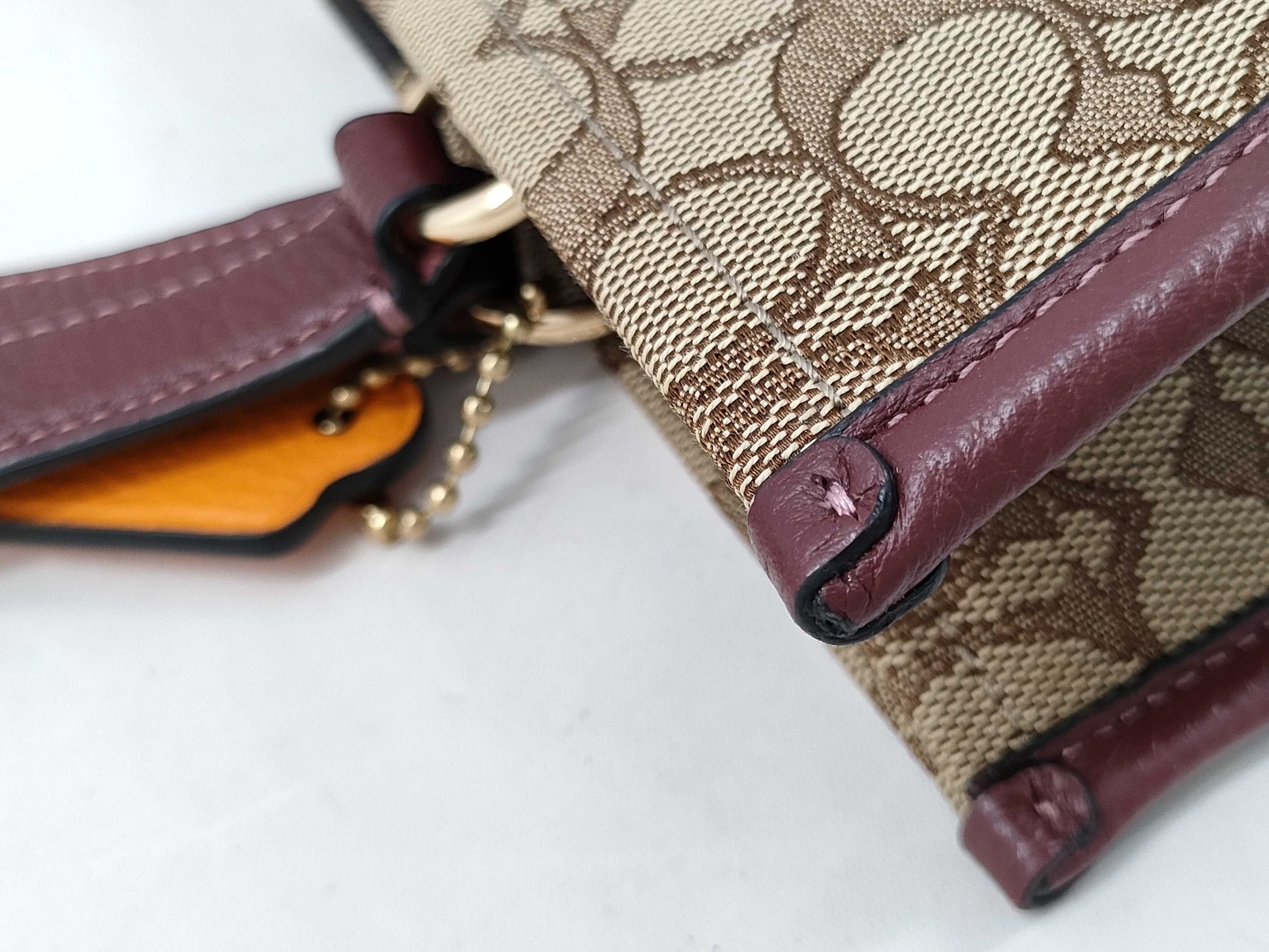 COACH Signature Dempsey Tote Shoulder Bag