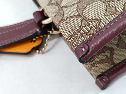COACH Signature Dempsey Tote Shoulder Bag