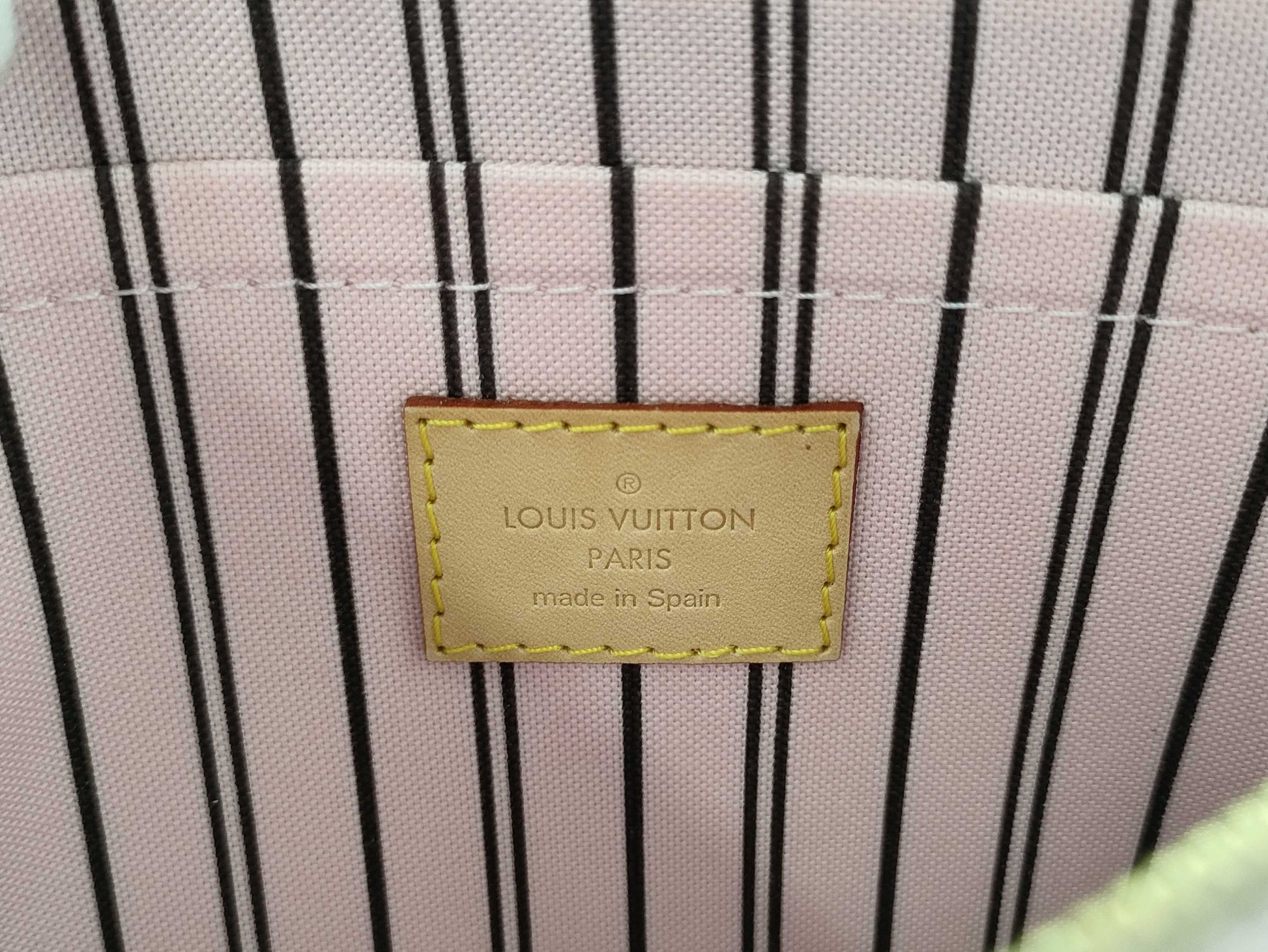 LOUIS VUITTON Monogram Neverfull Pouch Only