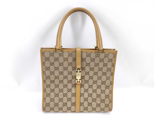 GUCCI GG Canvas Hand Jackie 002 1065 Handbag