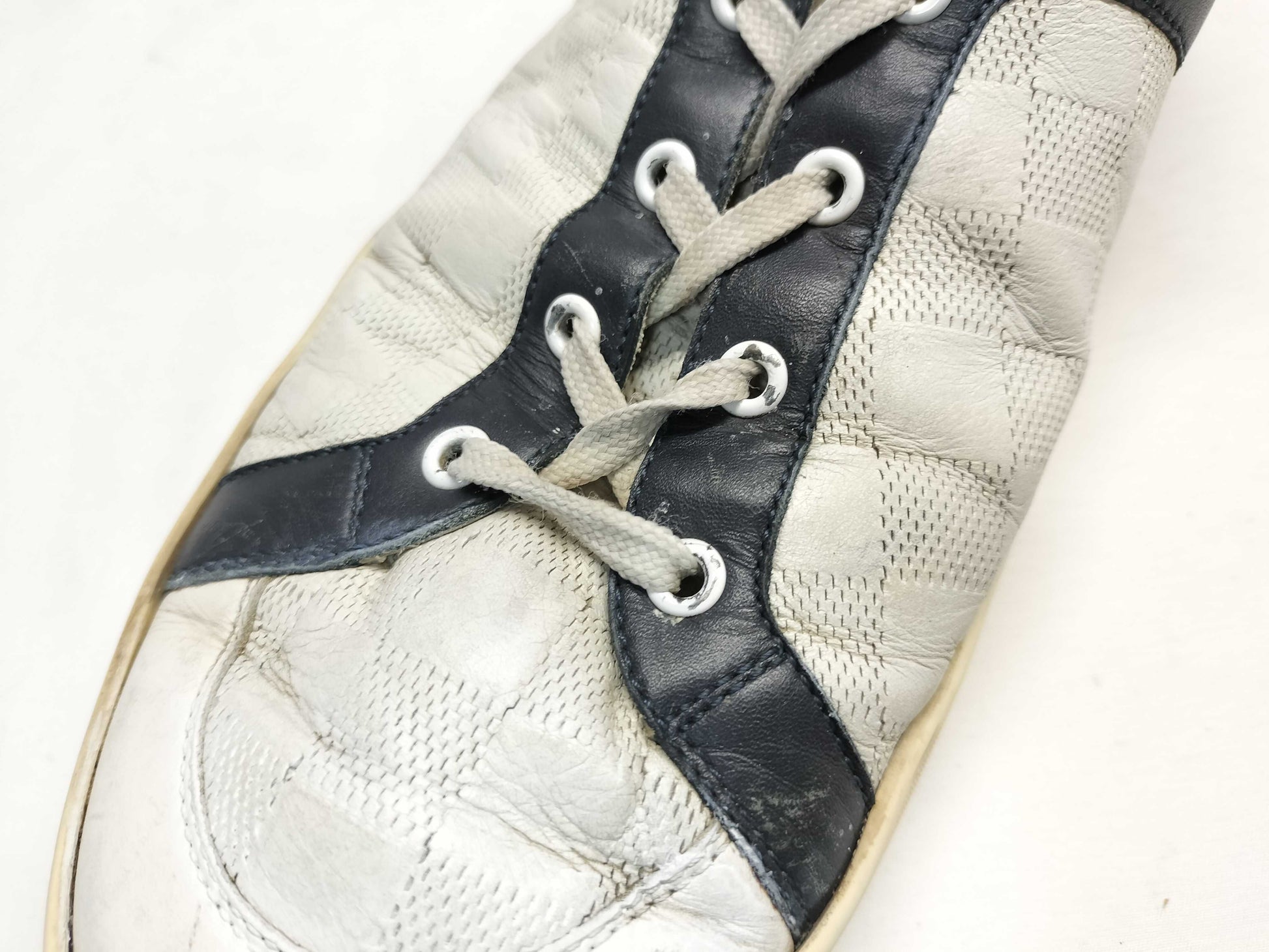 LOUIS VUITTON Damier Damier/Side Line Sneakers