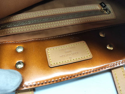 LOUIS VUITTON TH0042 Vernis Reed MM Handbag