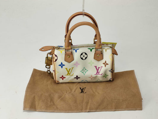 LOUIS VUITTON Monogram Multicolore Mini Speedy Handbag