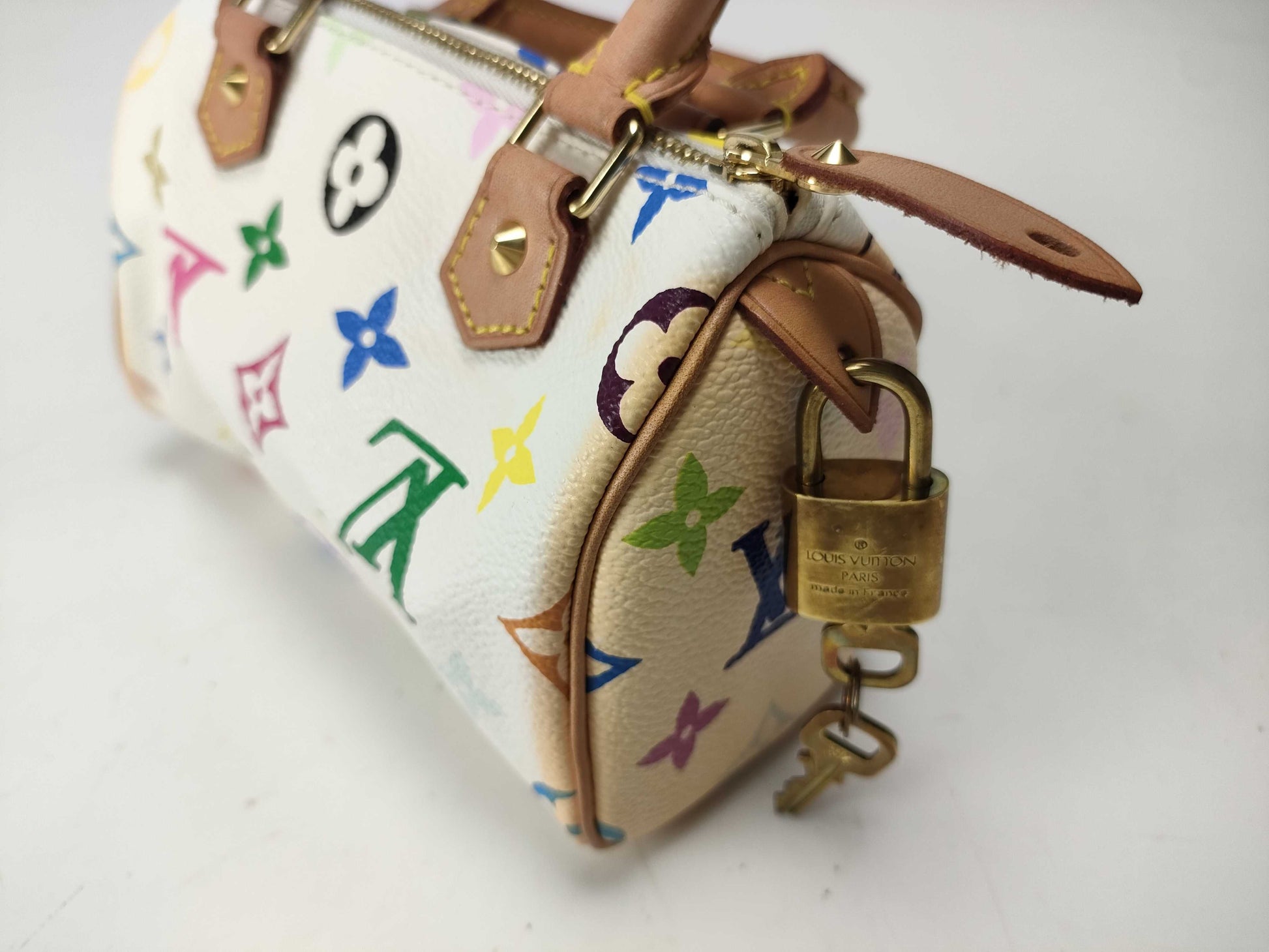LOUIS VUITTON Monogram Multicolore Mini Speedy Handbag