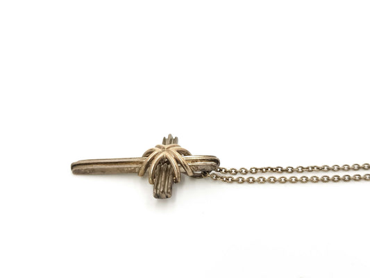 Tiffany & Co. SV925/750/Cross Necklace Necklace