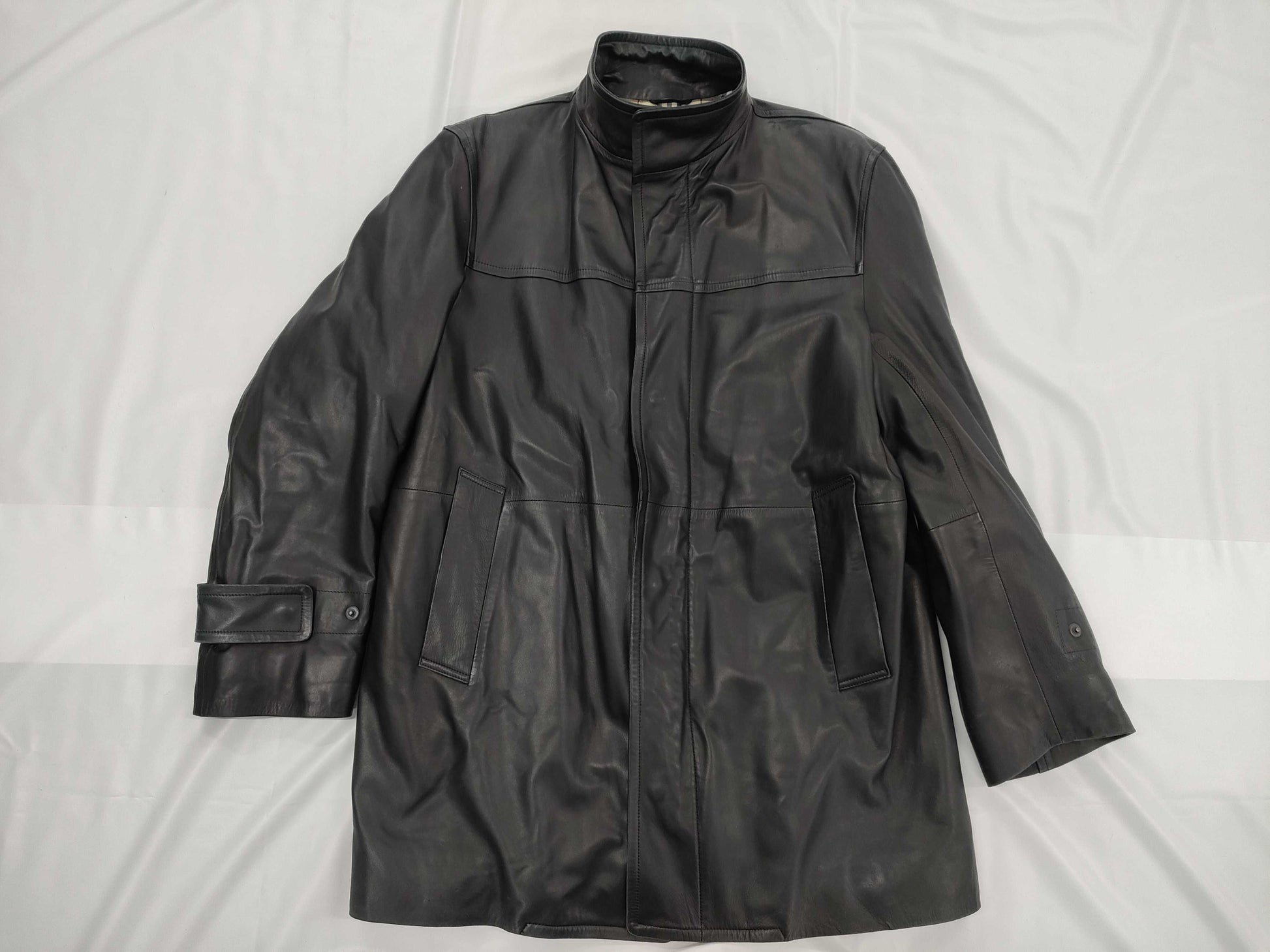 BURBERRY Lamb Leather Coat