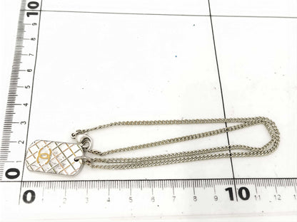 CHANEL Coco Mark Matelasse 05P Necklace