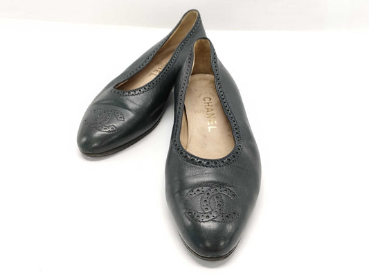 CHANEL Coco/Icon/Flat Pumps/Leather Pumps