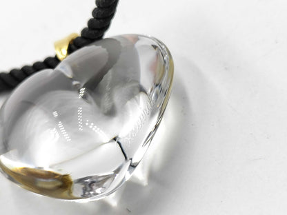 Baccarat Clear Heart Necklace