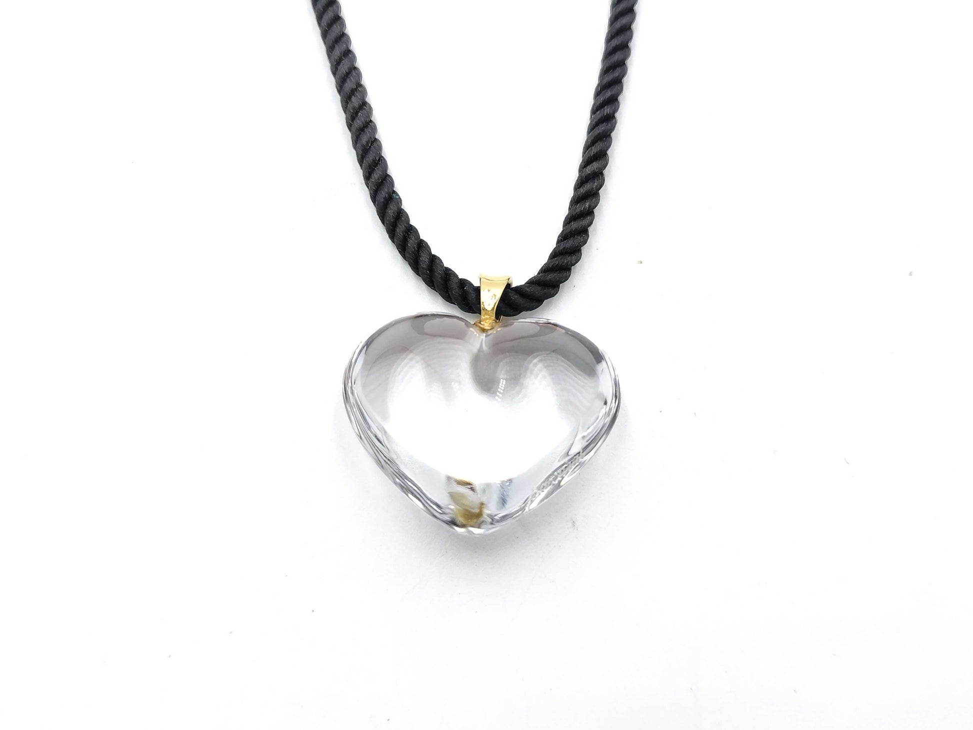 Baccarat Clear Heart Necklace