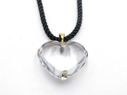 Baccarat Clear Heart Necklace