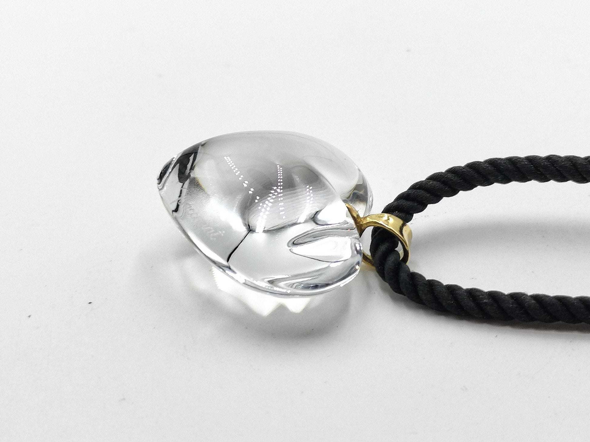 Baccarat Clear Heart Necklace