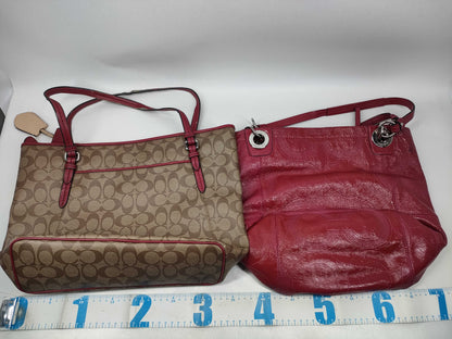 COACH Signature Bag/Pouch Set of 4 Tote Bags