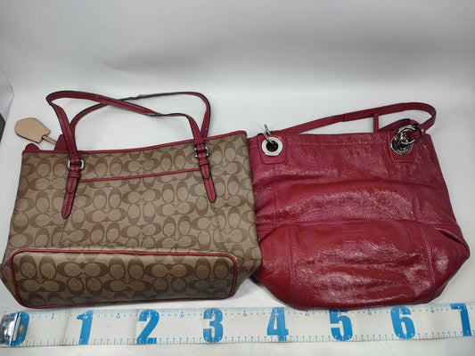 COACH Signature Bag/Pouch Set of 4 Tote Bags