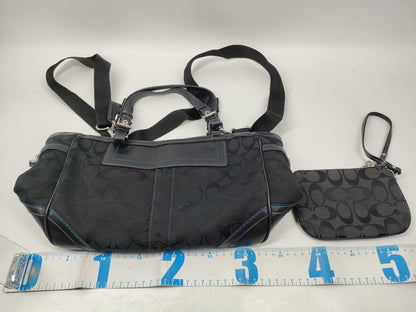 COACH Signature Bag/Pouch Set of 4 Tote Bags