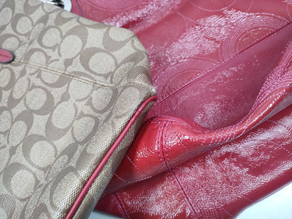COACH Signature Bag/Pouch Set of 4 Tote Bags