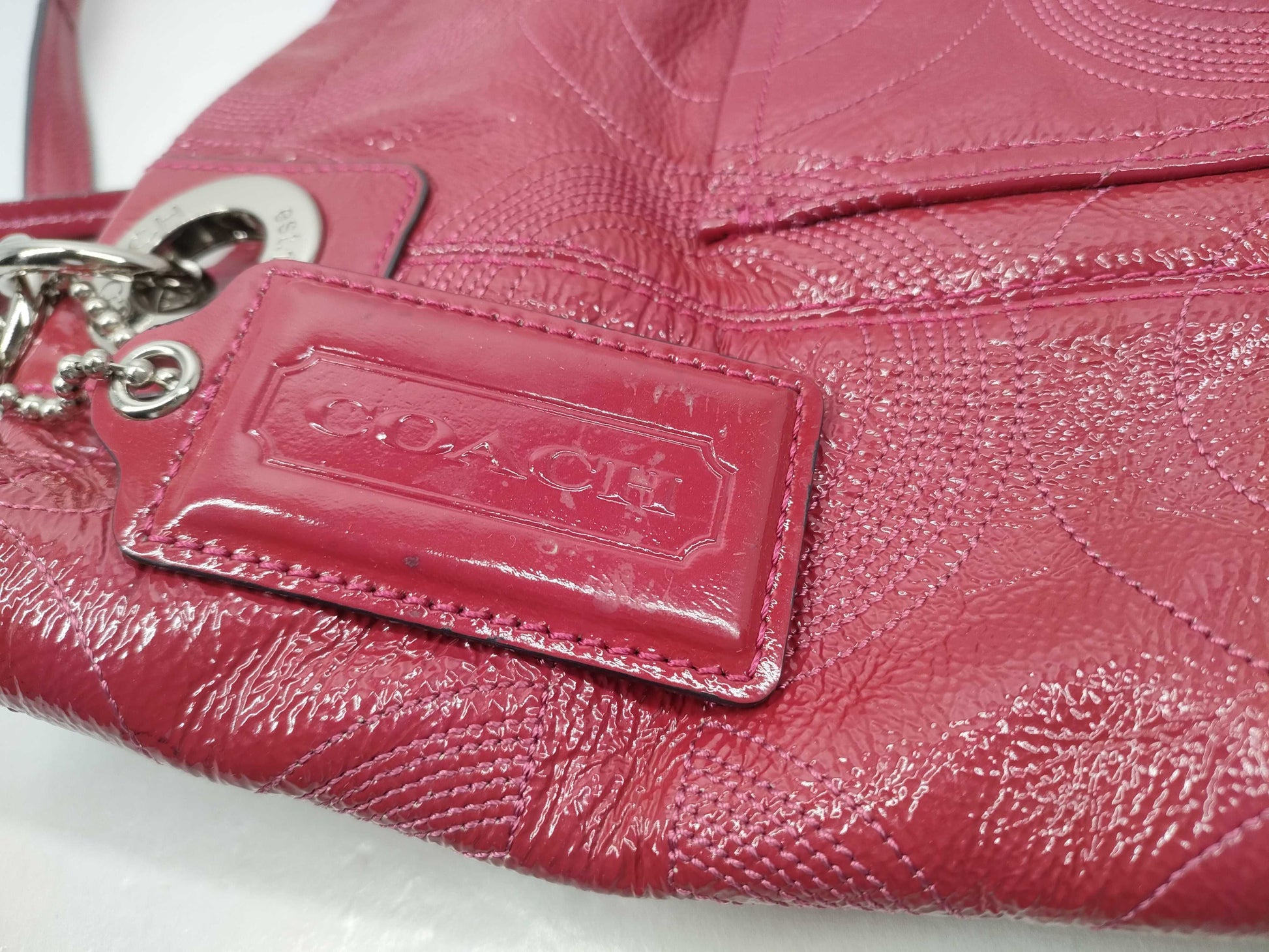 COACH Signature Bag/Pouch Set of 4 Tote Bags