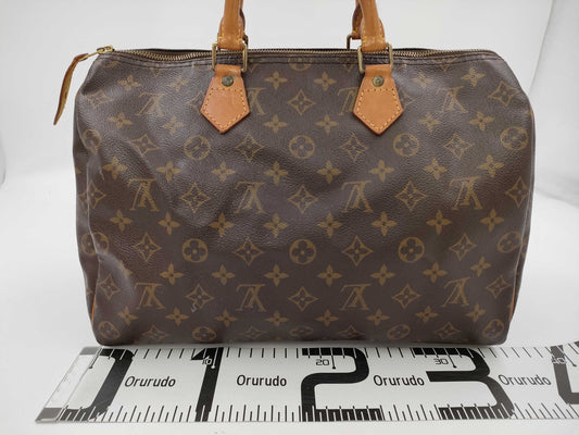 LOUIS VUITTON Monogram M41107 Speedy 35 Boston Bag