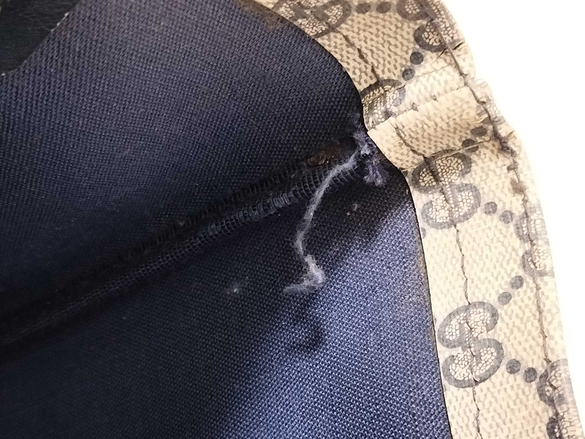 GUCCI GG Canvas Old Gucci Sherry Tote/Old Gucci Sherry Suede Shoulder Bag Set of 2 Tote Bags