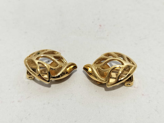 Dior Leaf Earrings