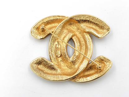 CHANEL Coco Mark Matelasse Brooch Brooch