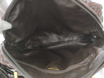 BALLY Suede 2-Way Shoulder Bag
