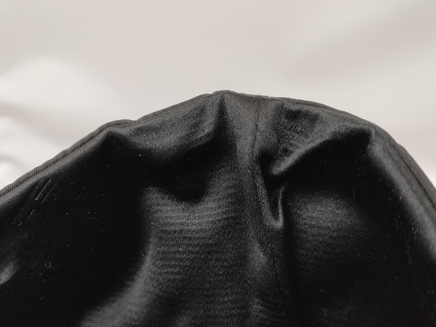 PRADA Nylon Satin/Leather Tote Bag
