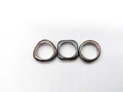 CHANEL Vintage 925 Triple Ring