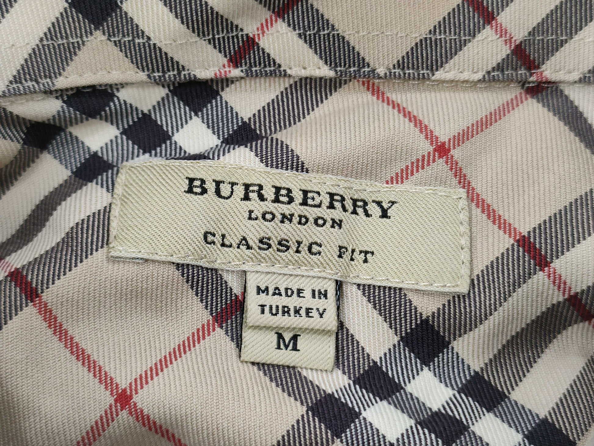 BURBERRY Classic Fit Check Shirt