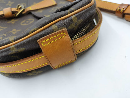 LOUIS VUITTON Epi Jeune Fille/MALLETIR engraved shoulder bag