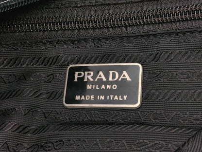 PRADA nylon messenger shoulder bag