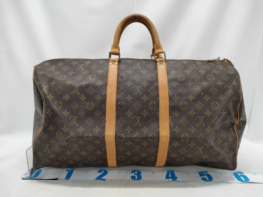 LOUIS VUITTON Monogram M41424 Keepall 55 Boston Bag