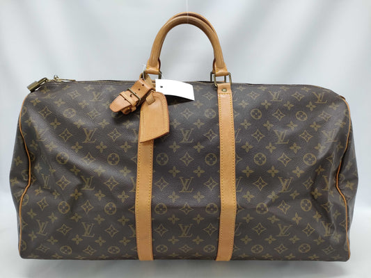 LOUIS VUITTON Monogram M41424 Keepall 55 Boston Bag