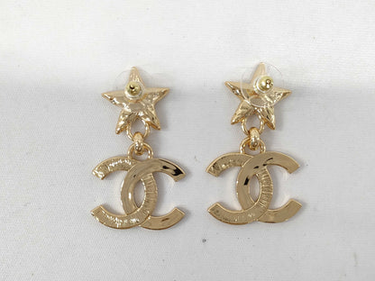 CHANEL B24P Coco Mark Star Earrings