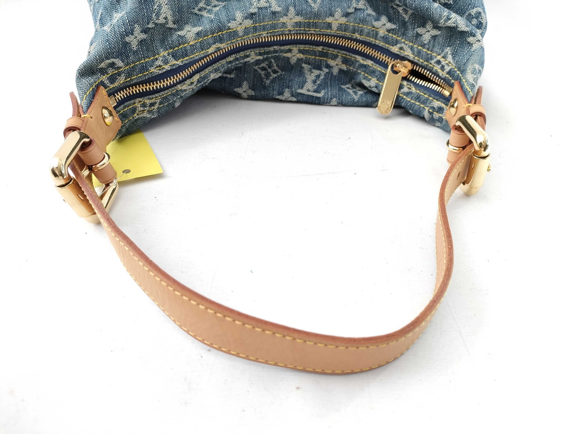 LOUIS VUITTON RFID Unverified Monogram Denim Baggy GM M95048 FL1006 Shoulder Bag