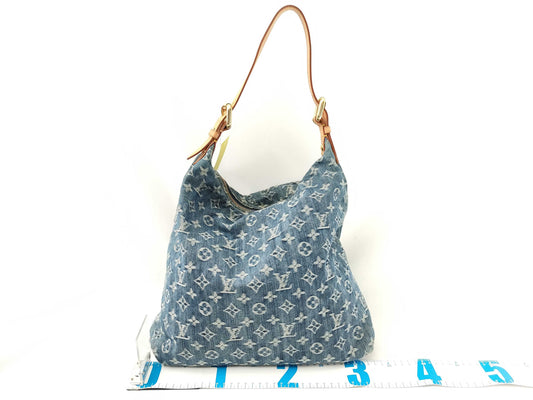 LOUIS VUITTON RFID Unverified Monogram Denim Baggy GM M95048 FL1006 Shoulder Bag