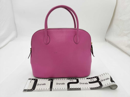 CELINE Handbag Leather Pink Handbag