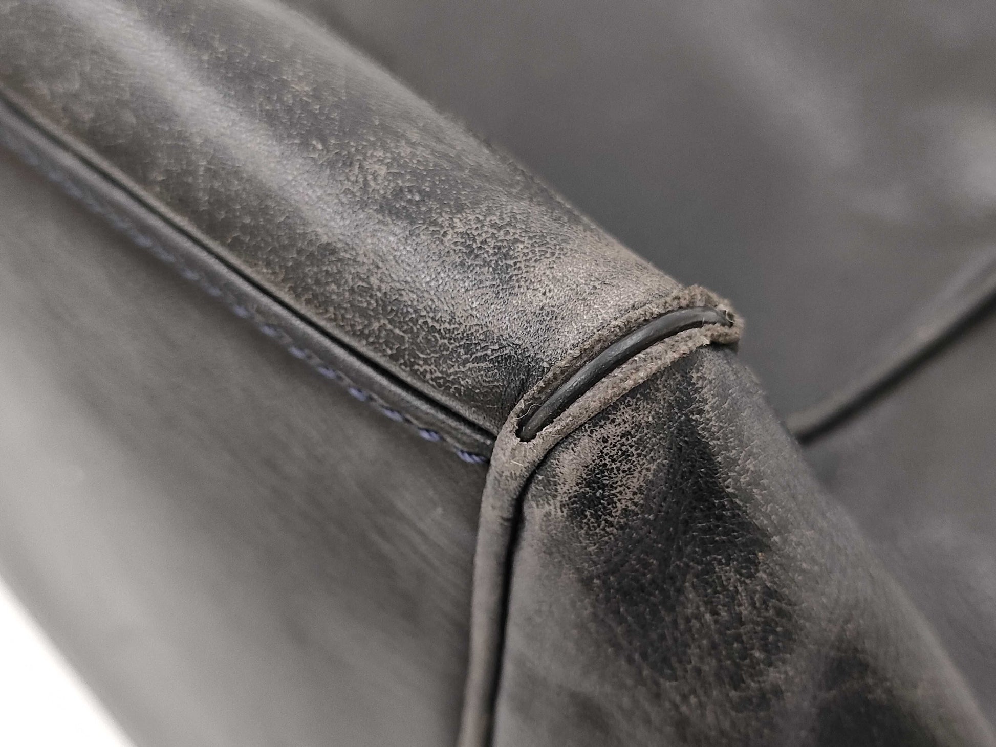 CELINE Leather Hand Black Handbag