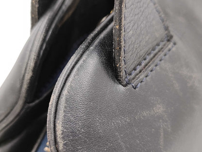 CELINE Leather Hand Black Handbag