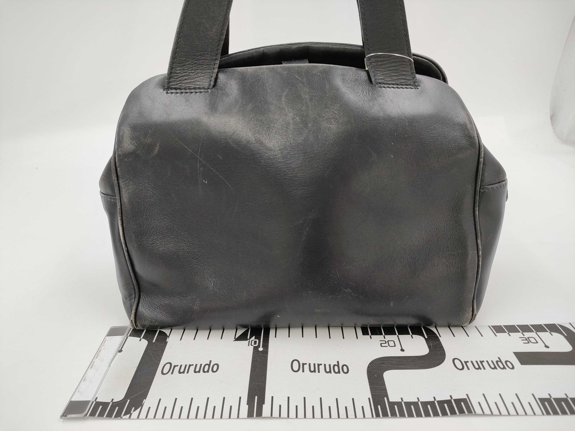 CELINE Leather Hand Black Handbag