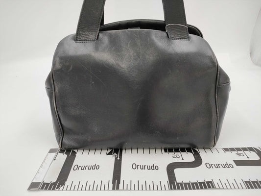 CELINE Leather Hand Black Handbag